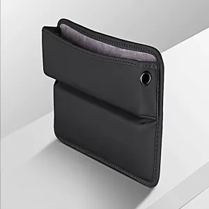Car Seat Gap Filler Organizer, Custom-Fit For Car, Multifunctional PU Leather Console Side Pocket Organizer for Cellphones, Cards, Wallets, Keys WAMS226