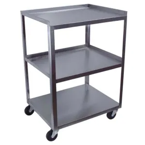 Cart, Stainless Steel, 3 shelf 16"D x 21"W x30"H