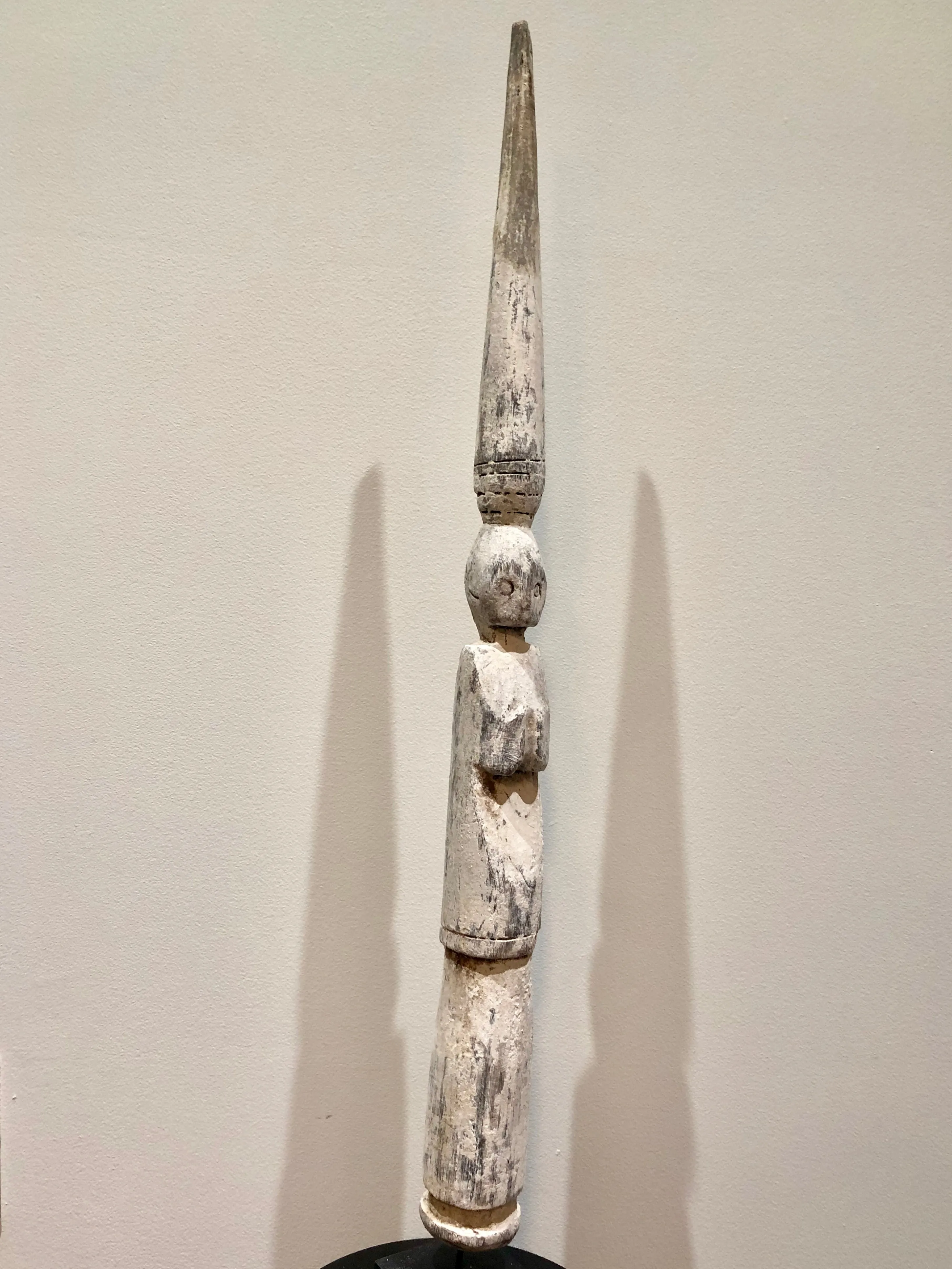 Carved Floater for fishing on Stand