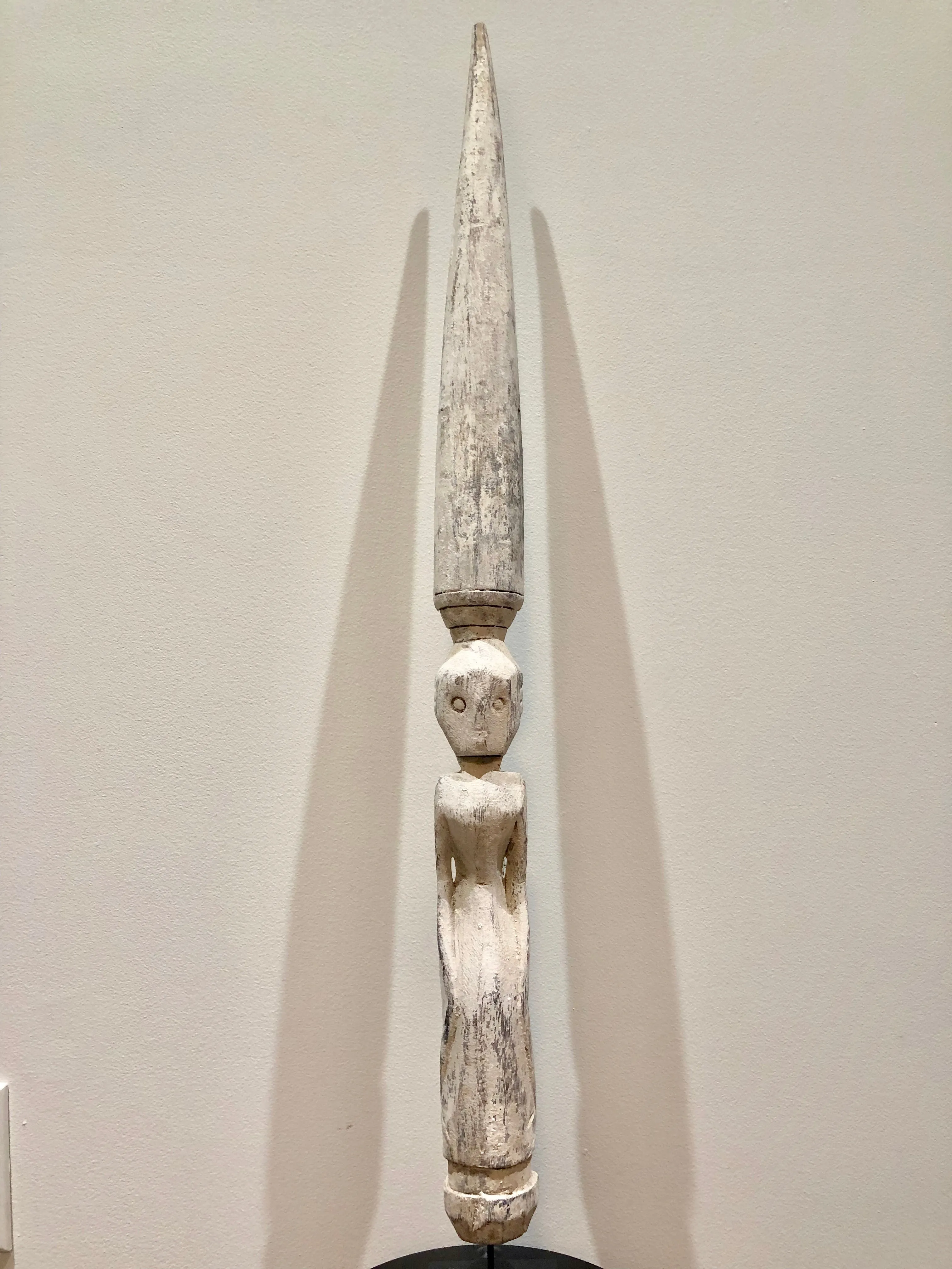 Carved Floater for fishing on Stand