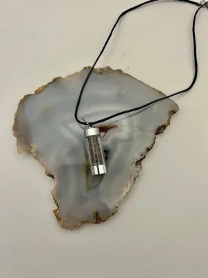 Chakra Gemstone Bottle Pendant