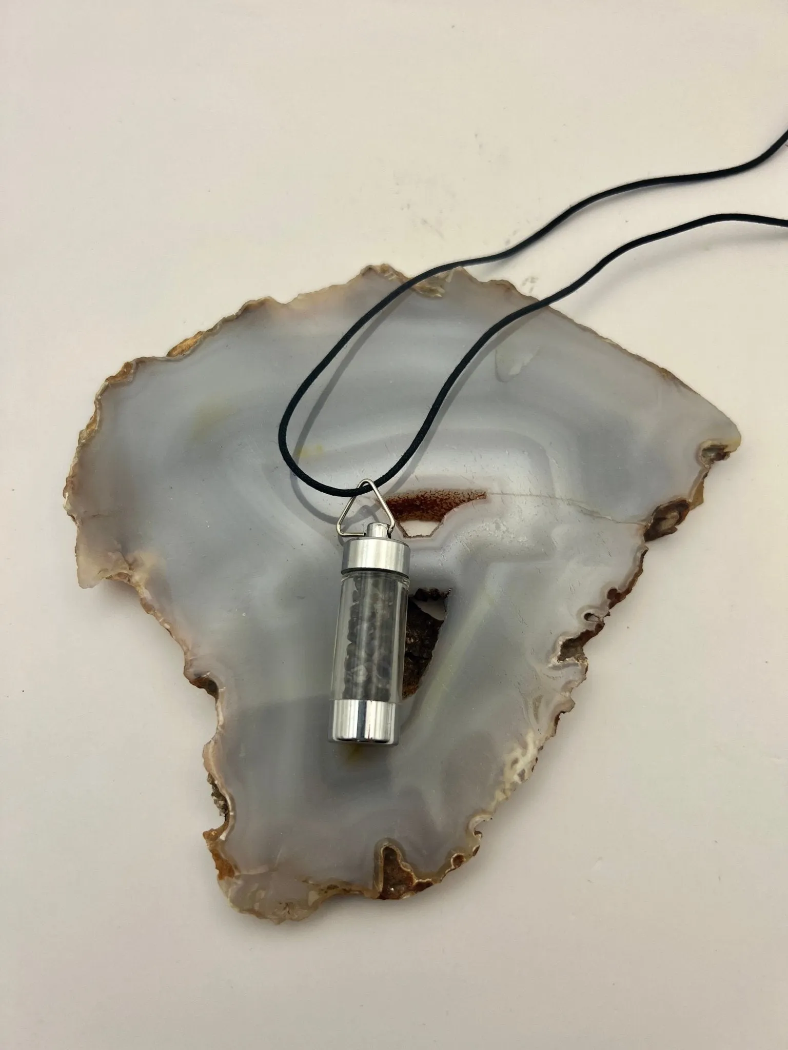Chakra Gemstone Bottle Pendant