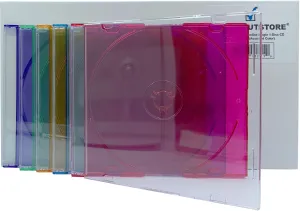 CheckOutStore Slimline Single 1-Disc CD Jewel Cases
