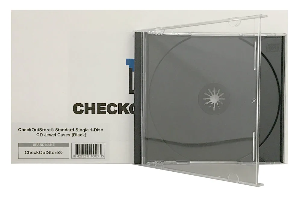 CheckOutStore Standard Single 1-Disc CD Jewel Cases