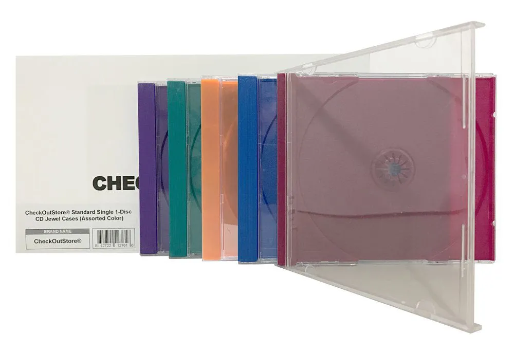 CheckOutStore Standard Single 1-Disc CD Jewel Cases