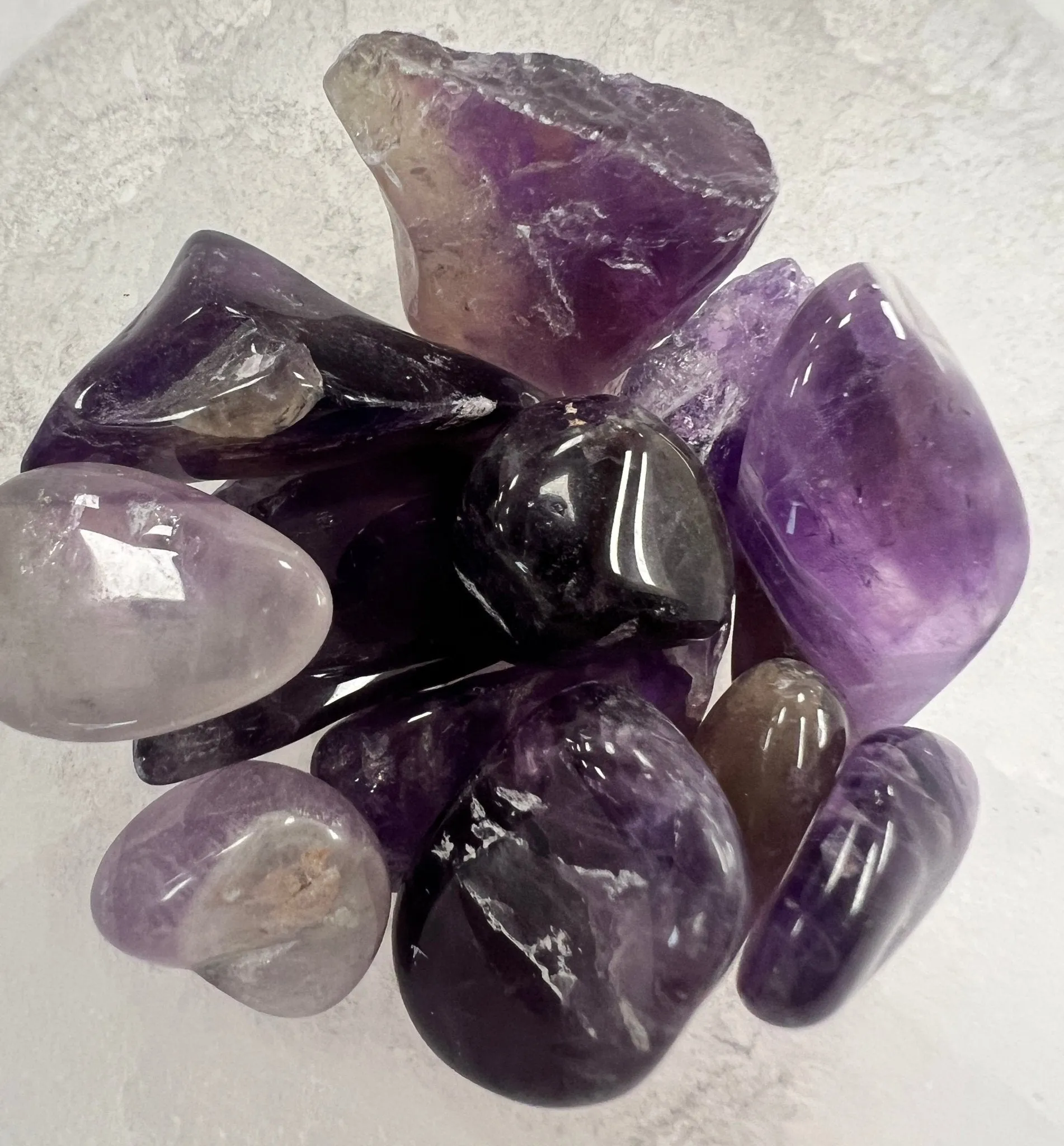 Chevron Amethyst Crystal Chips – 1 oz Bags