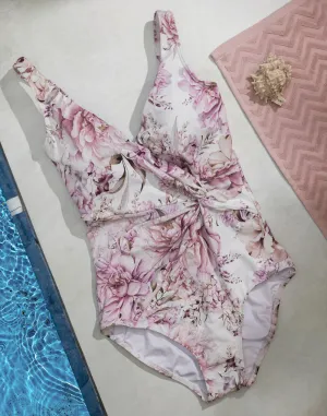Chiara Gathered Twist One Piece