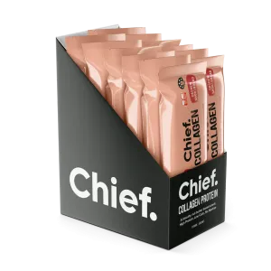 Chief Collagen Cashew Shortbread Protein Bars (12 Bars)