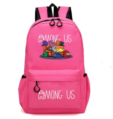 Children's Among Primary Space Werewolf Killing Surrounding The Backpacks