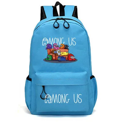 Children's Among Primary Space Werewolf Killing Surrounding The Backpacks