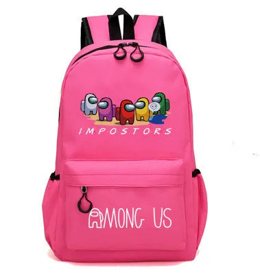 Children's Among Primary Space Werewolf Killing Surrounding The Backpacks