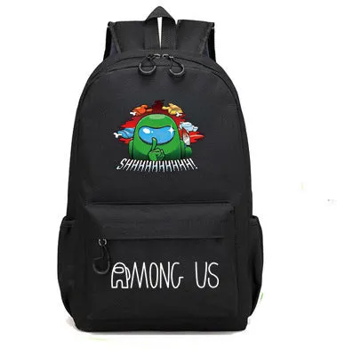Children's Among Primary Space Werewolf Killing Surrounding The Backpacks