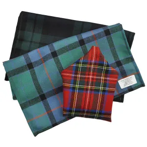 Chisholm Hunting Ancient Tartan Pocket Square