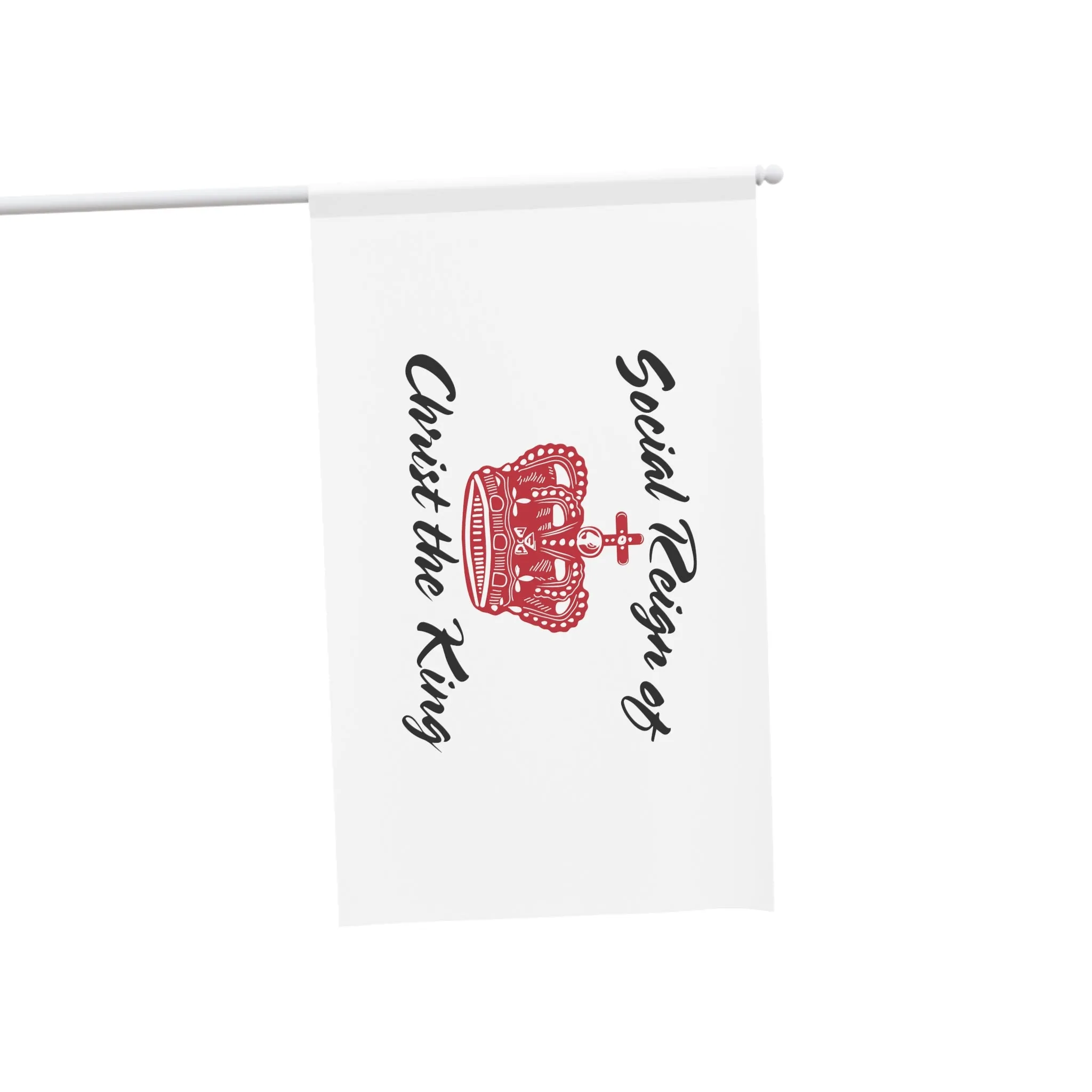 Christian Catholic Christ the King White House Banner Flags