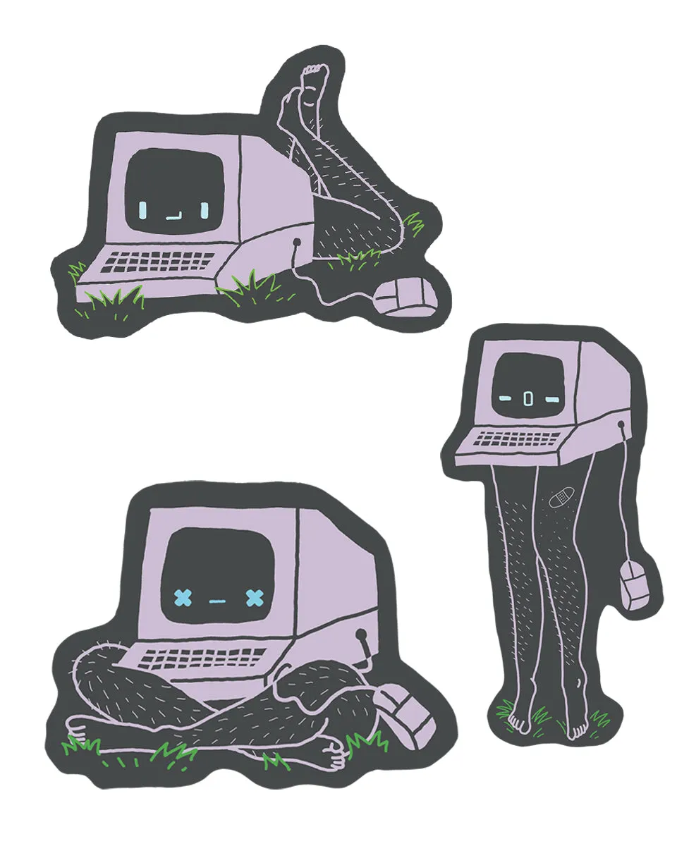 Chronically Offline Sticker Set