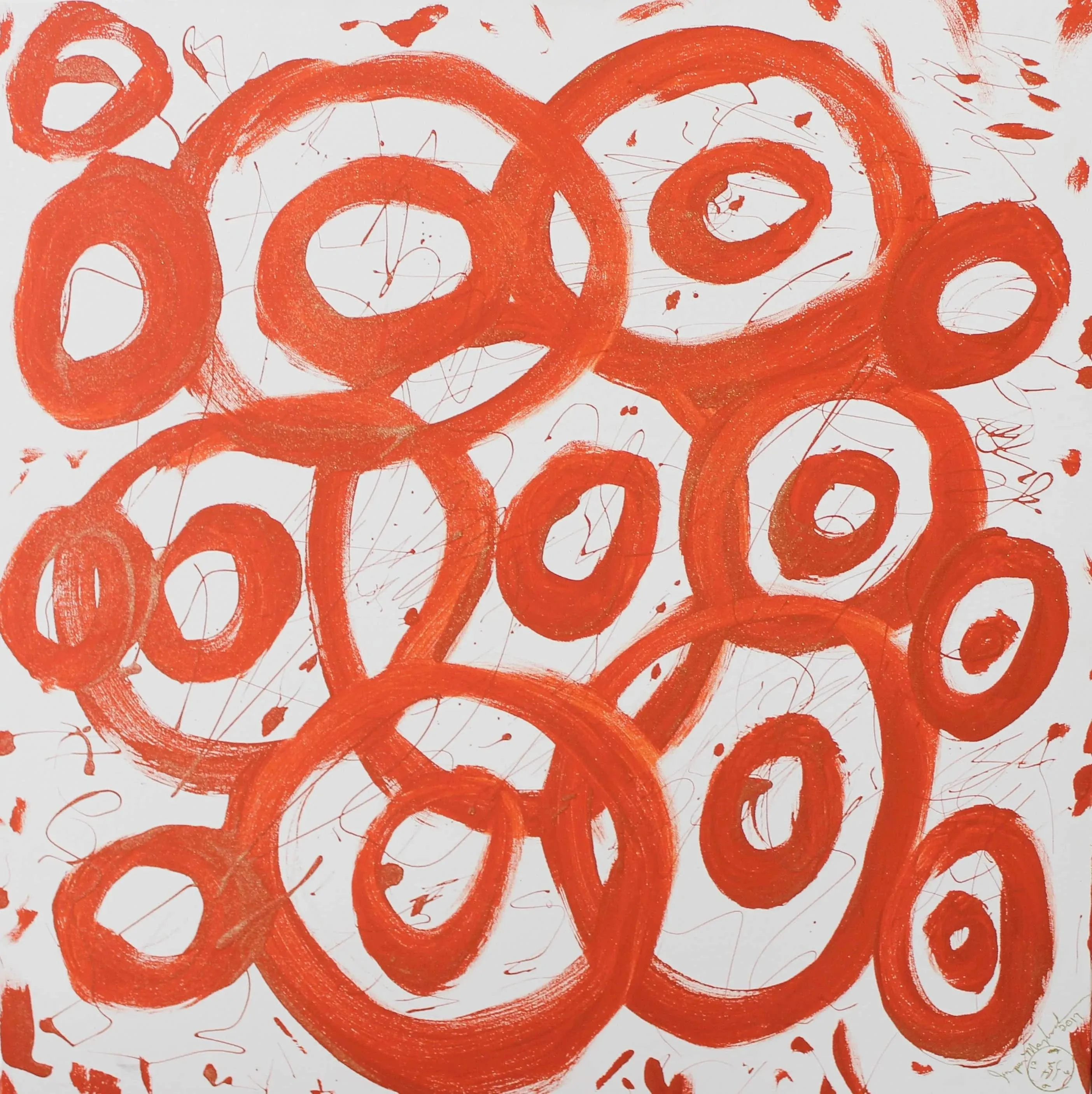 Circle of Life #1  (Print on Canvas)