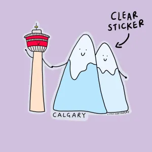 CLEAR Calgary tower   Mountain (Uniqlo Collab)
