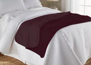 Clearance - Silky Waterproof Throw MERLOT