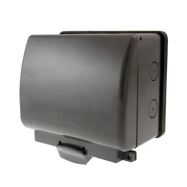 Click OA036AG Weatherproof IP66 2G 13A DP Switched Socket