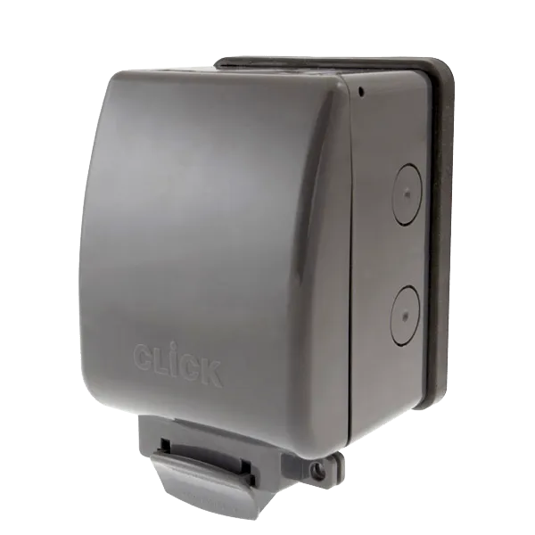 Click OA2652AG Weatherproof IP66 13A Fused Connection DP Switched Unit with LED