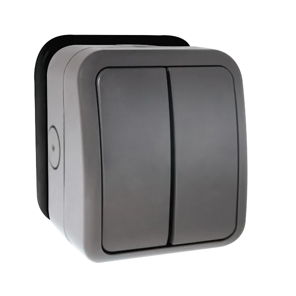 Click OA412AGU Weatherproof IP66 10AX 2G 2-Way Outdoor Switch