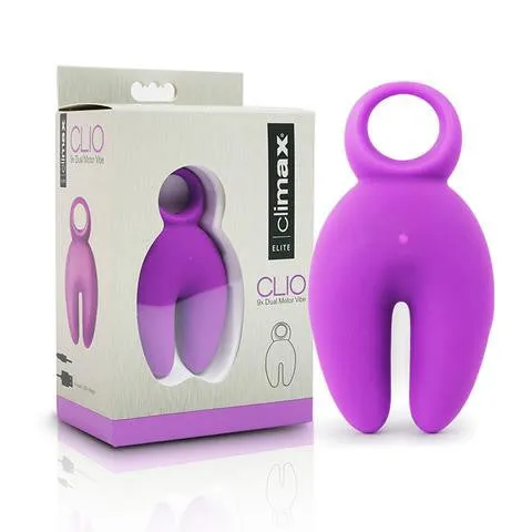 Climax Elite Clio 9x Dual- Motor Vibrator - Purple