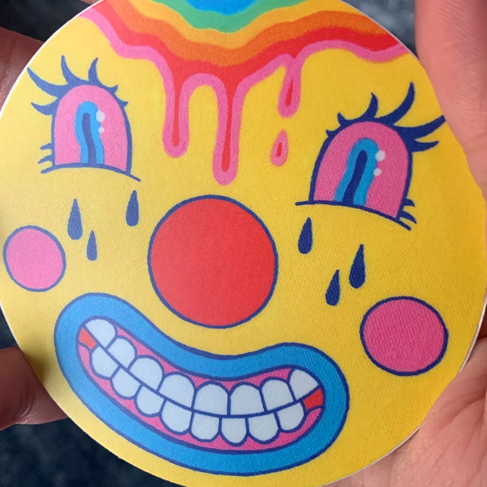 Clownin' Around Sticker