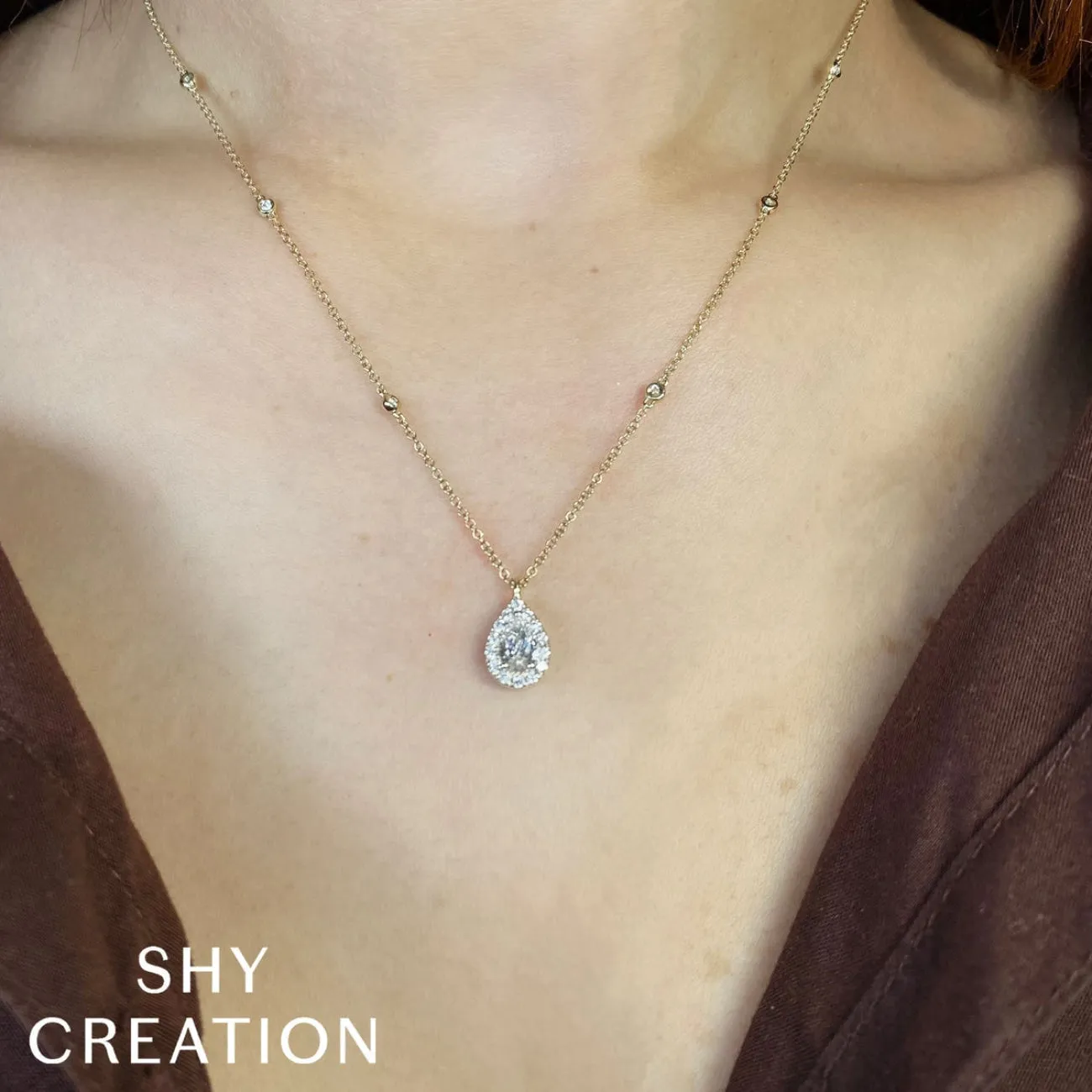 Colette 14K Yellow Gold Diamond Necklace