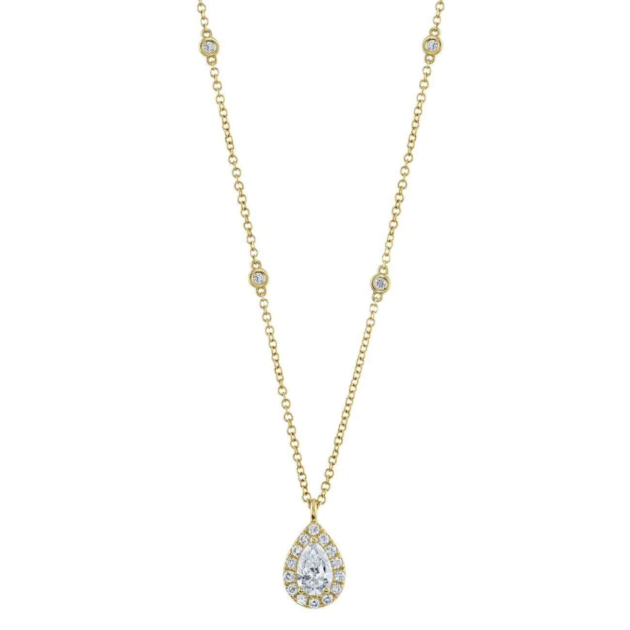 Colette 14K Yellow Gold Diamond Necklace