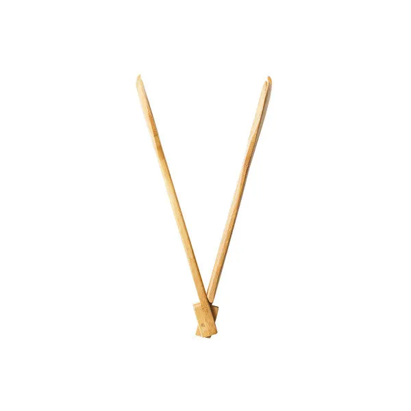 Collapsible Bamboo Salad Tongs