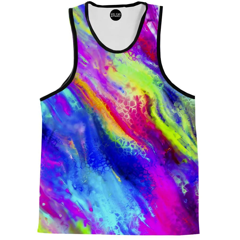 Colored Cracks Tank Top