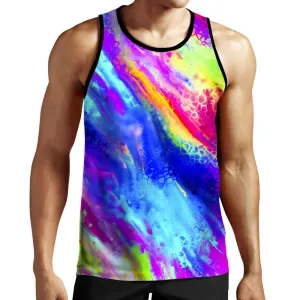 Colored Cracks Tank Top