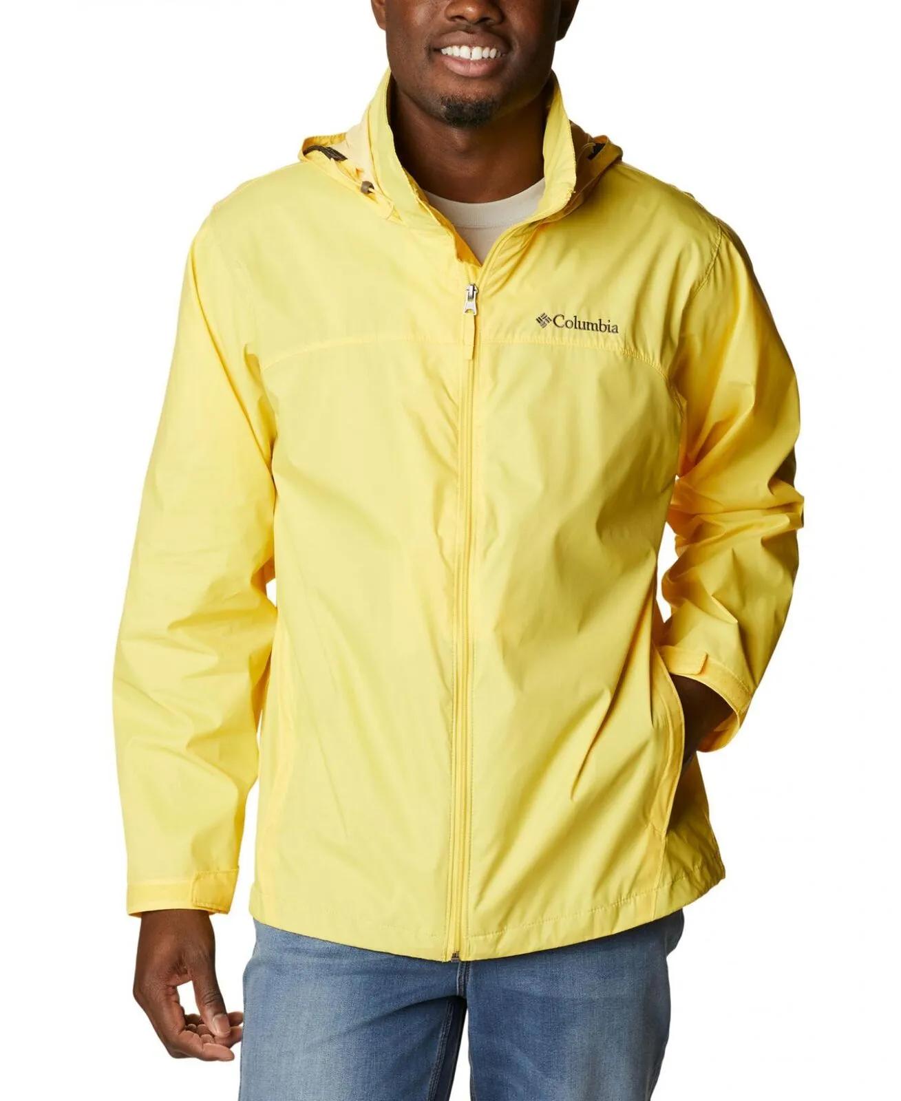 Columbia Men's Glennaker Lake Rain Jacket 1442361 Sun Glow Yellow XXL