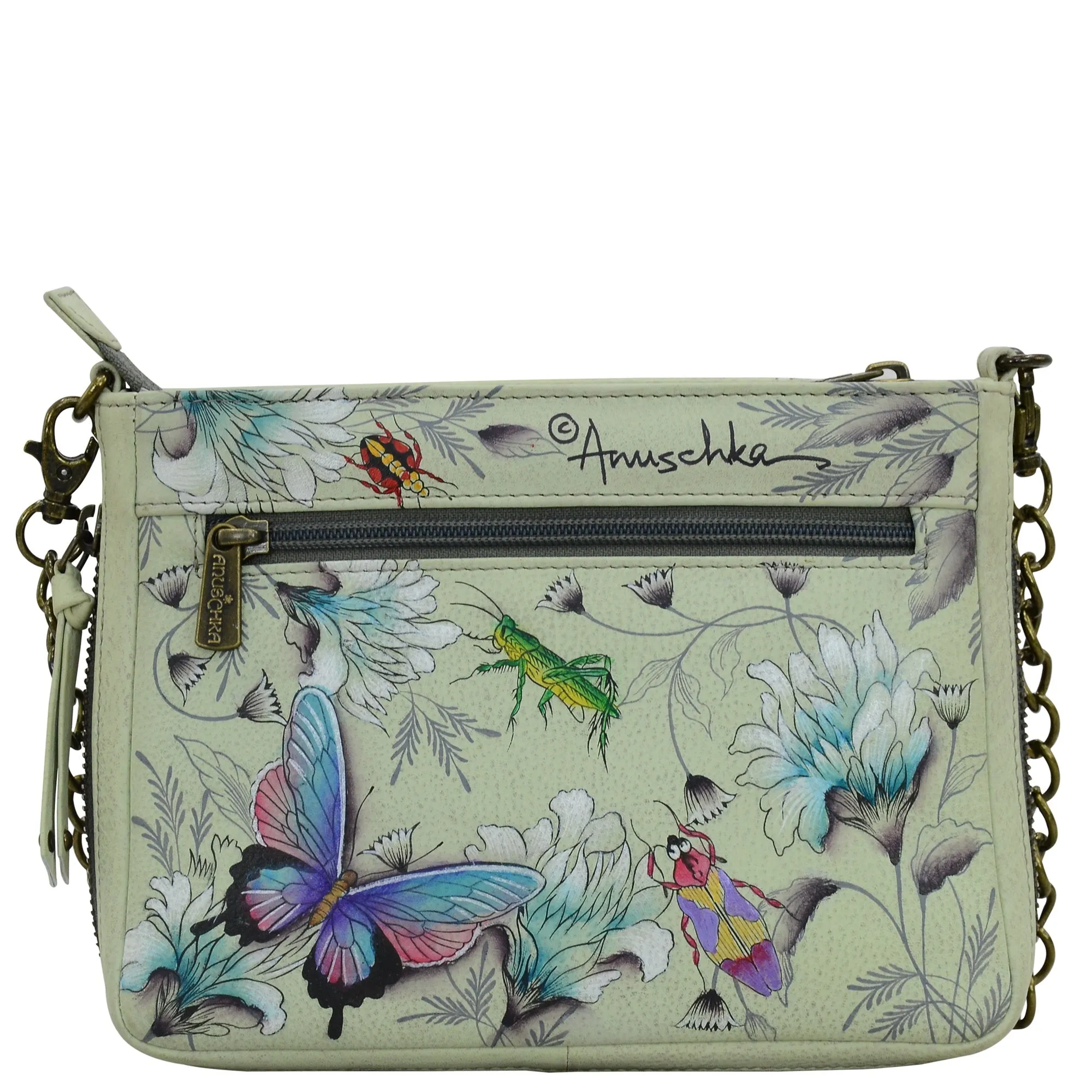 Compact Crossbody With Front Pocket - 636