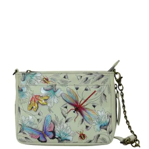 Compact Crossbody With Front Pocket - 636