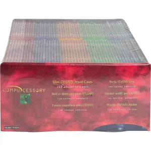 Compucessory Slim CD/DVD Jewel Cases