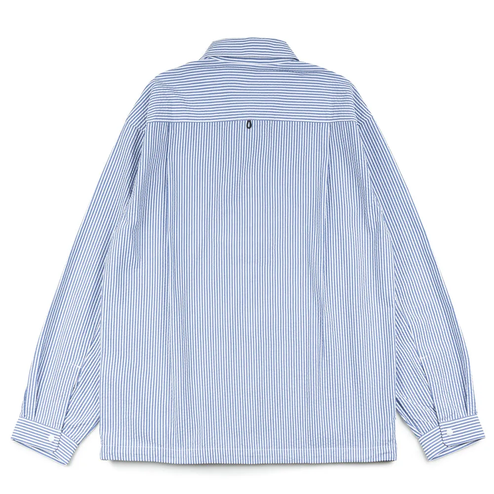 Coolmax Stripe L/S Shirt | Blue