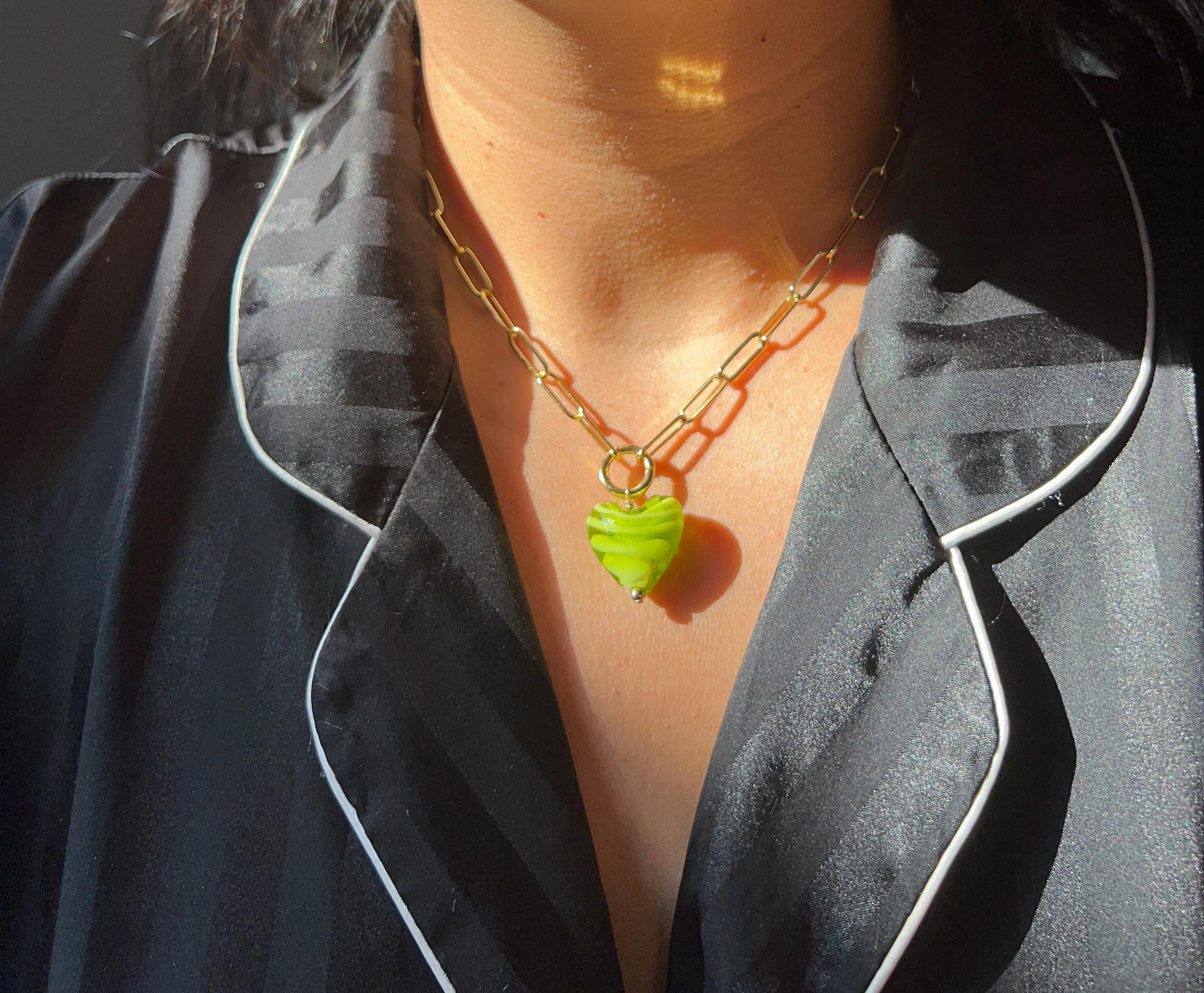 Corazon Verde Necklace