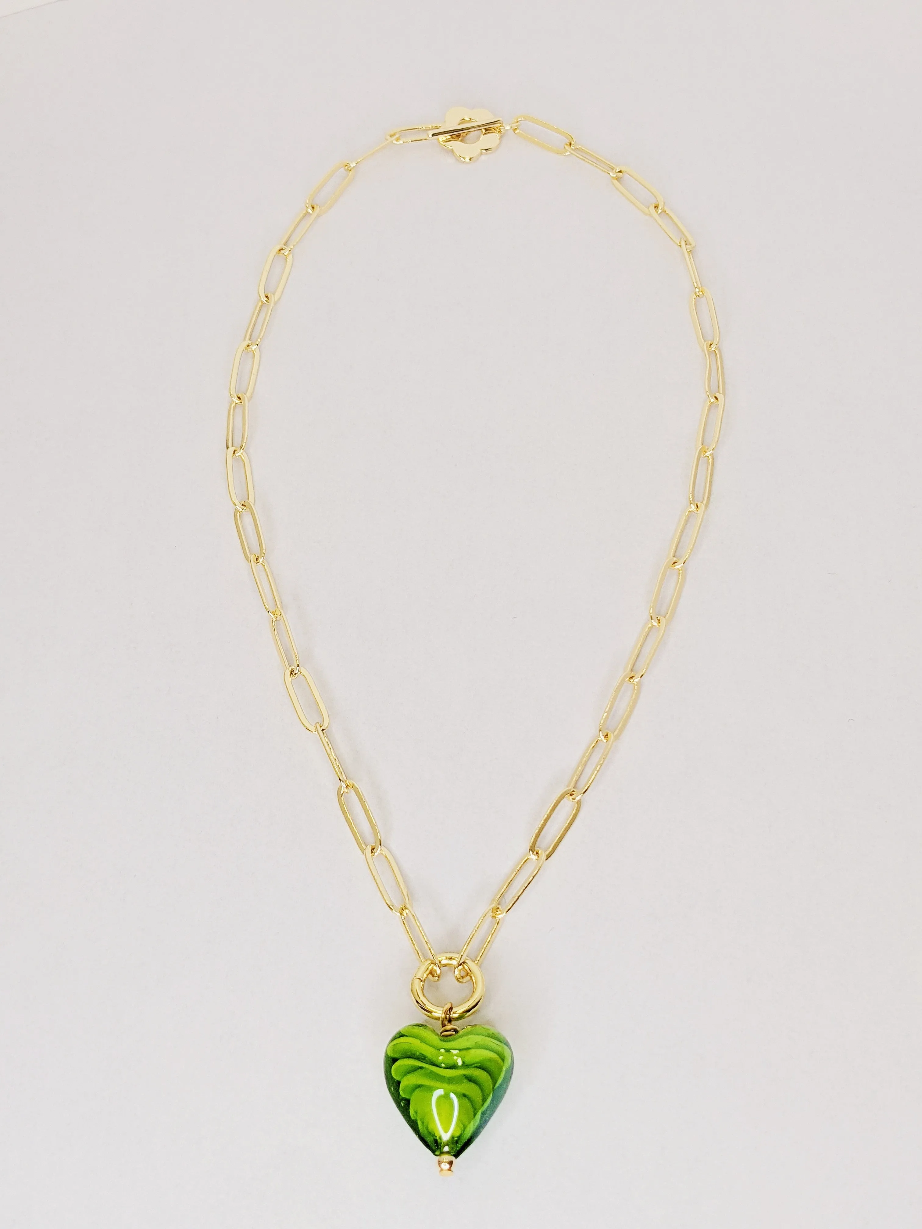 Corazon Verde Necklace