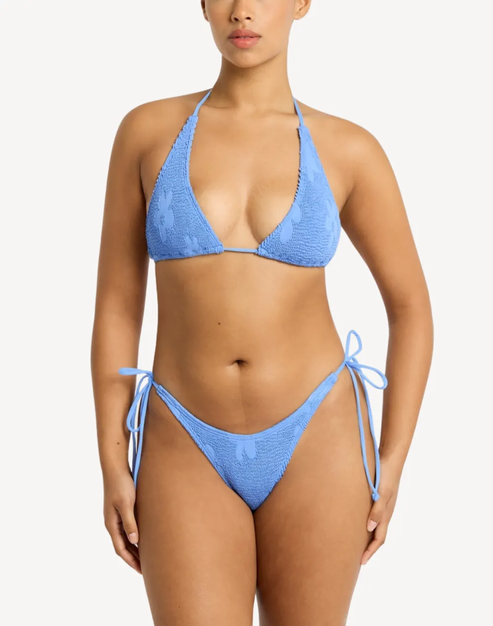 Cornflower Serenity Tie Side Bikini Bottom