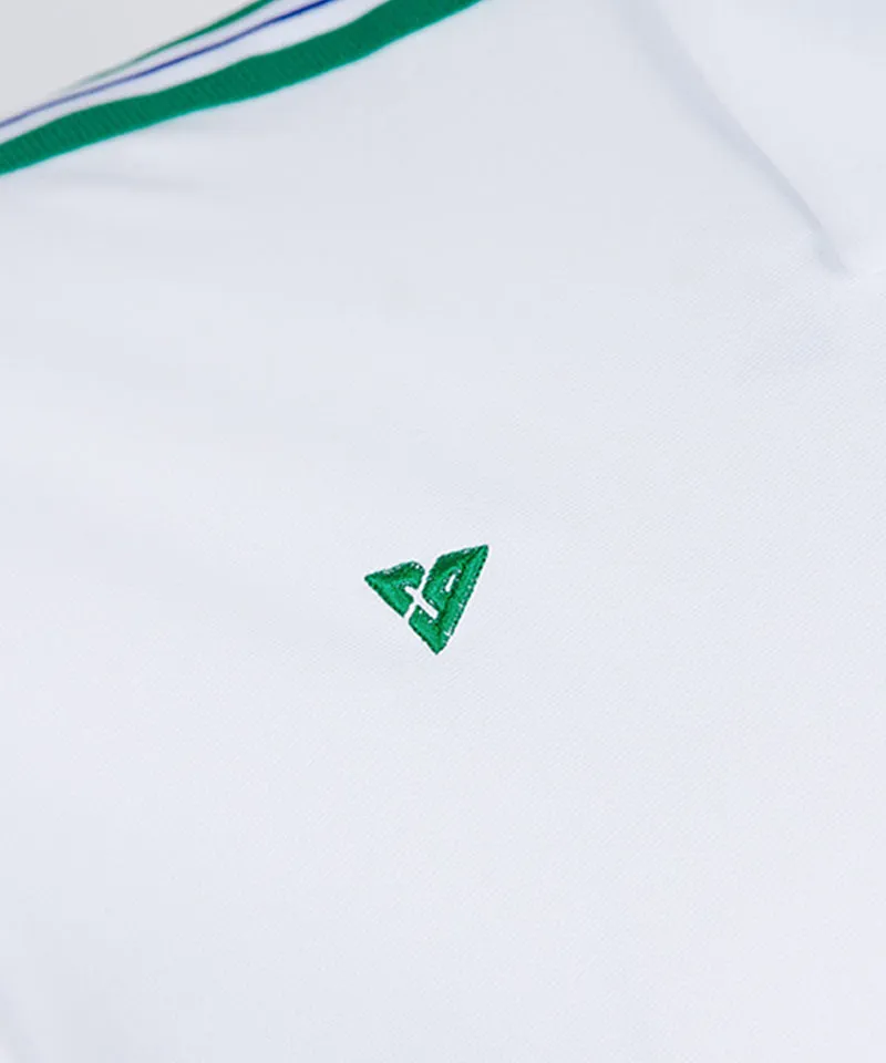CREVE NINE: Men's Functional Pique Capri Polo