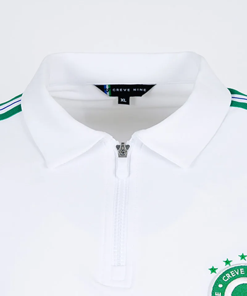 CREVE NINE: Men's Functional Pique Capri Polo
