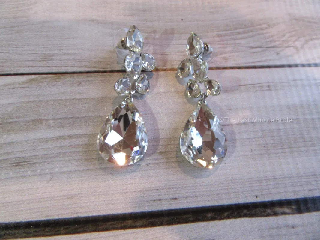 Crystal Chandelier  Bridal Earrings