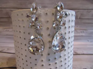 Crystal Chandelier  Bridal Earrings