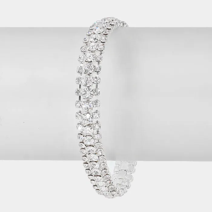 Crystal Rhinestone Clasp Bracelet | 297544