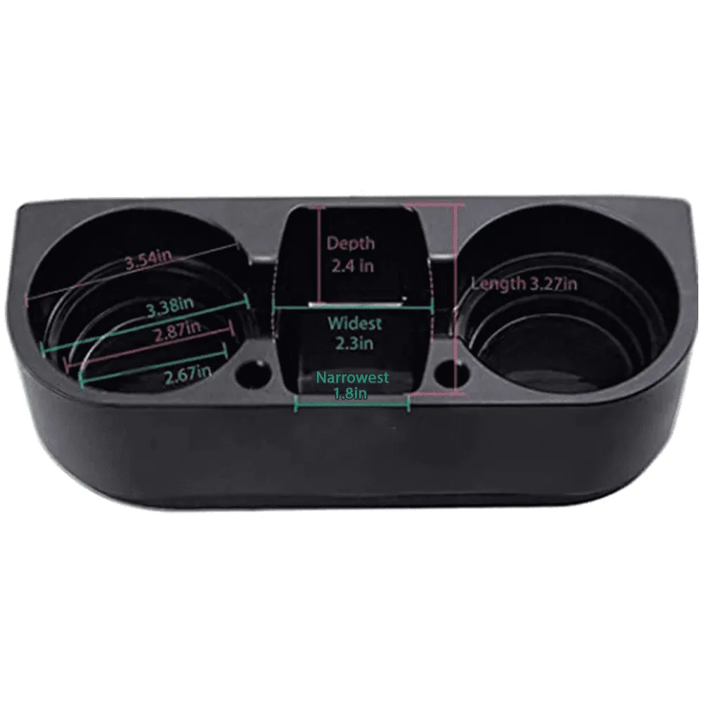 Cup Holder Portable Multifunction Vehicle Seat Cup Cell Phone Drinks Holder Box Car Interior Organizer, Compatible with All Cars, Car Accessories DA11995