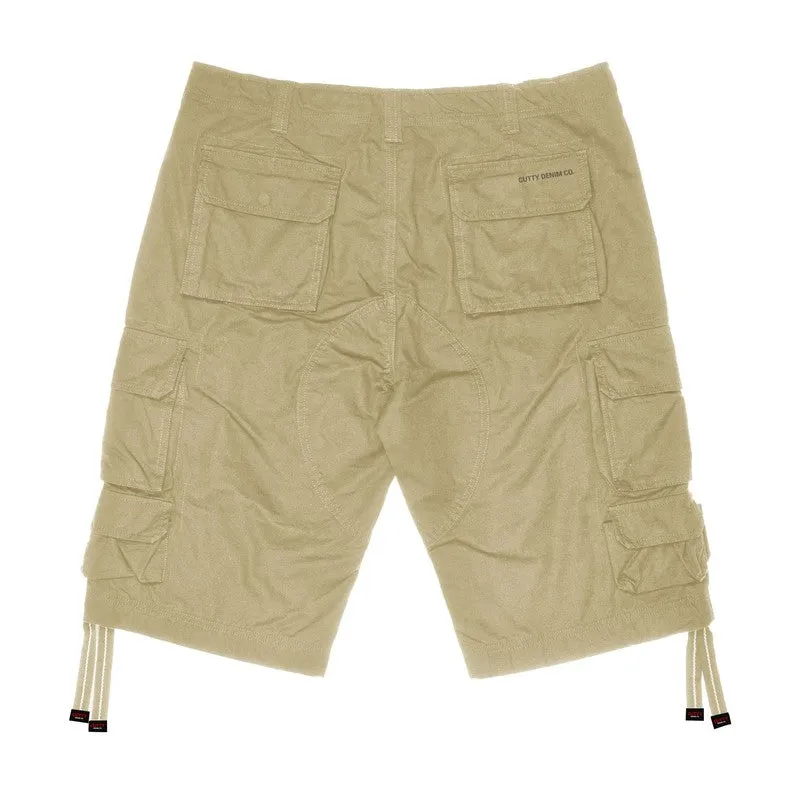 Cutty Mens Multi Pocket short- Stone