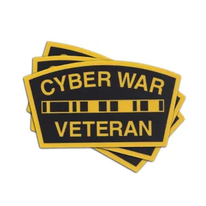 CYBER WAR VETERAN STICKER
