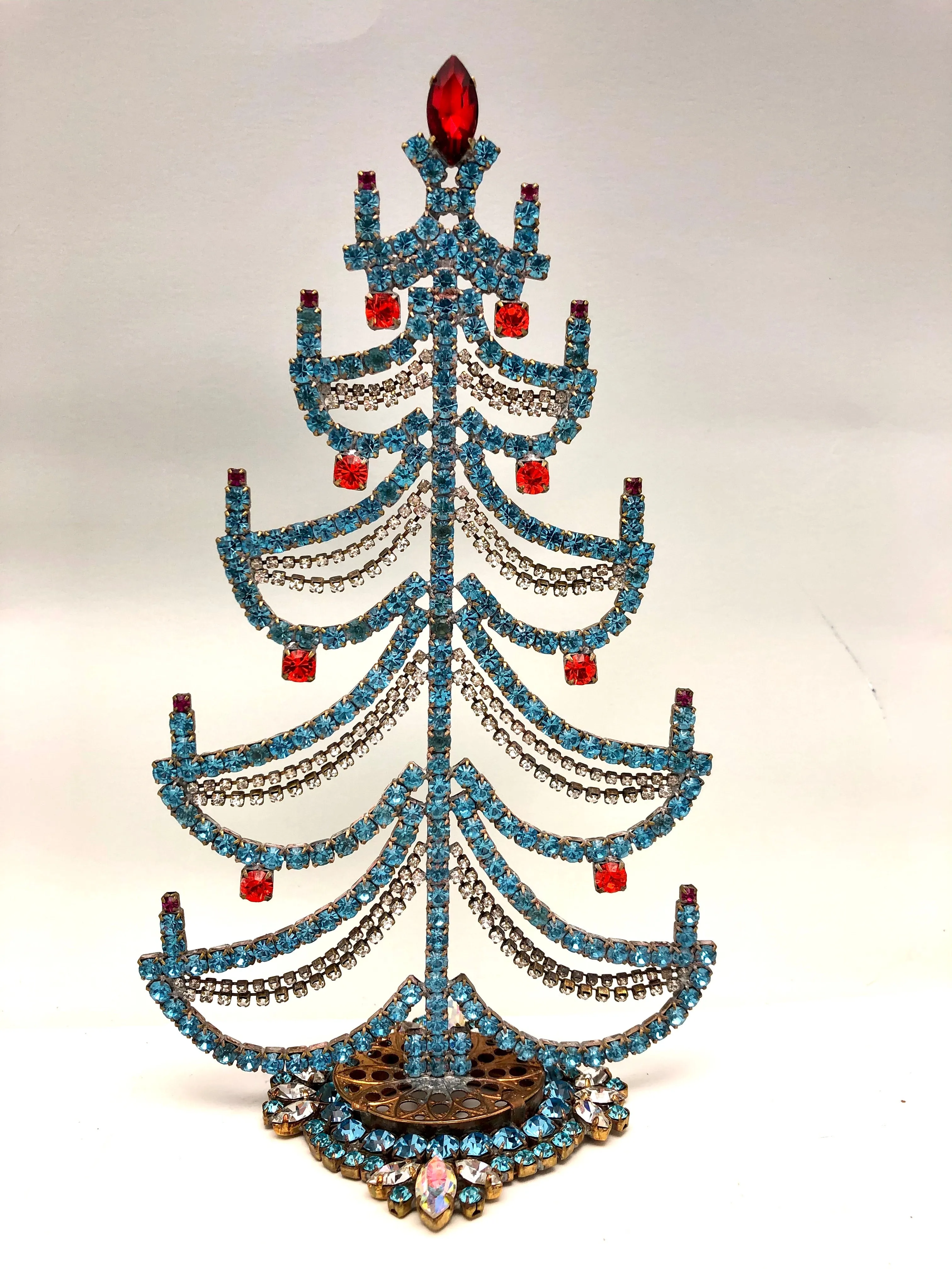 Czech Jewel Base Christmas Tree Decoration # 146
