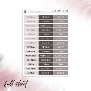 DATE COVERS VS1